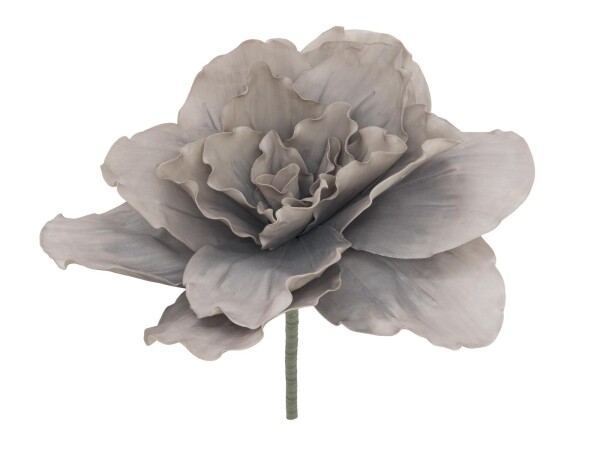 Giant Flower (EVA), artificial, beige grey, 80cm