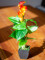 Mini Calla, artificial plant, yellow-orange, 43cm