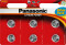 Lithium-Batterie, 3x 2 Stk. d:20mmx3.2mm CR2032