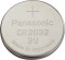 Lithium-Batterie, 3x 2 Stk. d:20mmx3.2mm CR2032