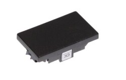 FLF Montageplatte 63x38mm Blindplatte, schwarz