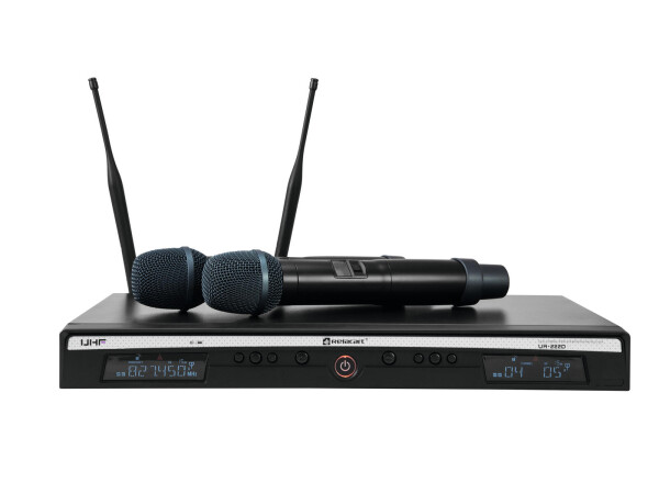 UR-222D 2-Channel UHF System 823-832 + 863-865 MHz