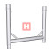 T290-1 U-Frame hanging Ladder 550mm