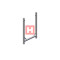 T290-1 U-Frame hanging Ladder 800mm