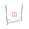 T290-1 U-Frame hanging Ladder XL 1250mm