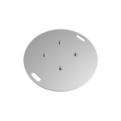 Baseplate KON 290-4, 800x8mm rund, alu
