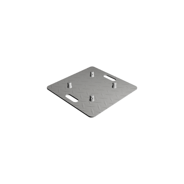 Baseplate KON 290-4, 500x500x5,0/6,5mm,quintett