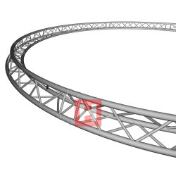 Circle KON 290-3 apex up/down 6m outside-diamet