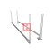 FORK 350 MLT Rahmen f?ür Kreuz (schwarz)