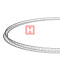 Circle KON 220-3 apex up/down 6m outside diamet