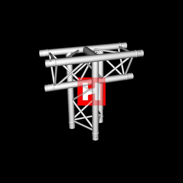 KON 220-3 3-Weg T-Stück C35 vertikal