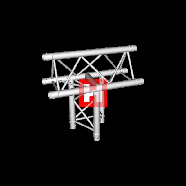KON 220-3 3-Weg T-Stück C37 vertikal