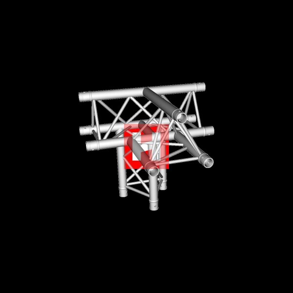 KON 220-3 4-Weg T-Stück C43 oben