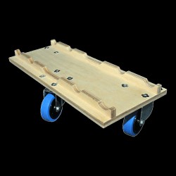 Traversendolly 290-2/3/4 natural 3 Rollen