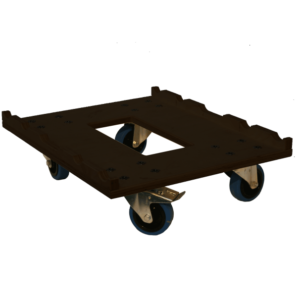 Traversendolly 290-2/3/4 schwarz 4 Rollen