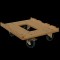 Traversendolly 4 Rollen natur