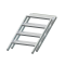 Treppenstufen Aluminium, 1-stufig