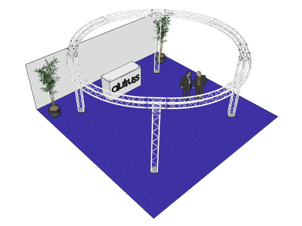 Truss set QUADLOCK 6082 circle 6.6x3.5m