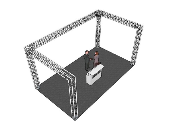 Truss set QUADLOCK 6082 U-Figure 7x4x3.5m (WxDxH)