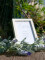Flowering Garland, artificial, white, 180cm
