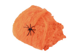 Halloween spider web orange 50g