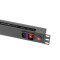 87471 IEC - Multiprise 19" 10 prises, prises femelles avec terre CEI C13