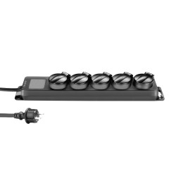 Adam Hall Cables 8747 IP5 - Stromverteiler 5-Fach IP44 |...