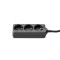 Adam Hall Cables 8747 X3 - Multiprise Secteur 3 Prises
