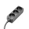 Adam Hall Cables 8747 X3 - Multiprise Secteur 3 Prises