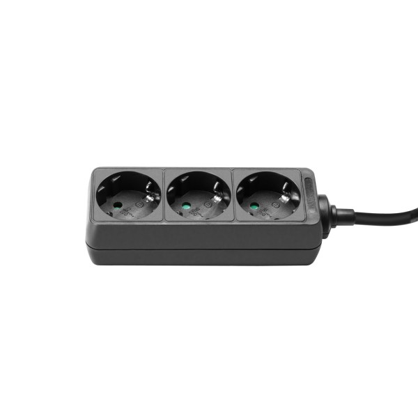 Adam Hall Cables 8747 X3 M3 - Power Strip 3-way | 3m