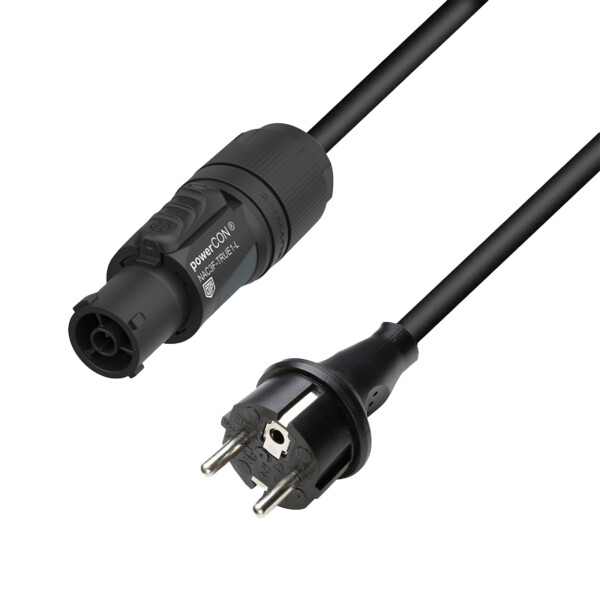 5 STAR TCON 0150 - Netzkabel | Neutrik TRUE1® x CEE 7/7 mit Titanex® Leitung | 1,5 m