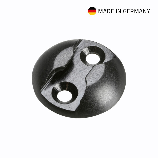 5725 B - Ösenbefestigungsscheibe. Alu-Zurrpunkt, Schwarz