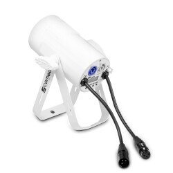 Q-SPOT 15 RGBW WH - Faro compatto con LED RGBW da 15 W,...