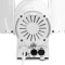 TS 40 WW WH - Theatre Spotlight with PC Lens and 40 Watt Warm White LED in White Housing