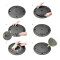 SSP WB SET 1 - Supporto per altoparlante con piastra di base e piastra