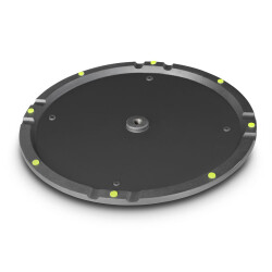 WB 123 B - Round Cast Iron Base for M20 Poles