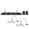 U518 BPH 2 - Dual - Système de Micro sans Fil avec 2 x Émetteur Ceinture et 2 x Micro Serre-tête