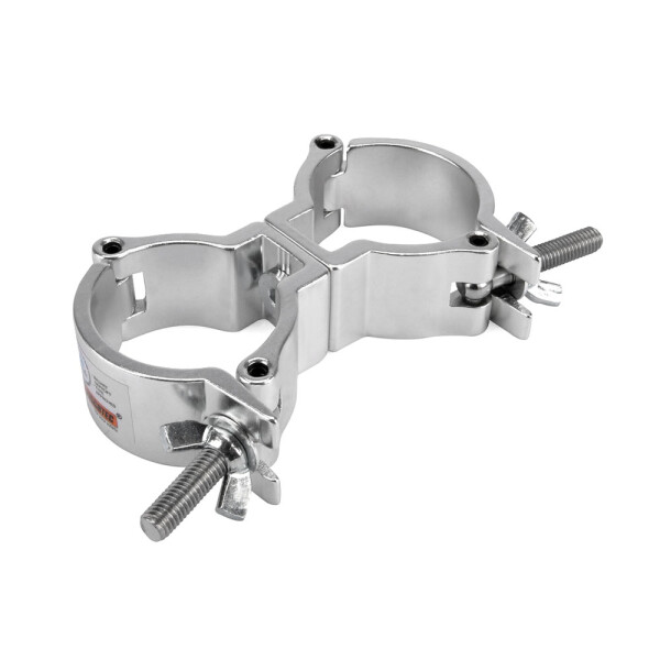 400200040 - Coupleur à rotule léger finition argent jusqu’à 100 kg (48 - 51 mm)