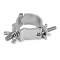 400200002 - Half Coupler piccolo color argento fino a 100 kg (48-51 mm) in acciaio inox