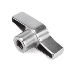 400200098 - Butterfly Nut Silver M12 Thred