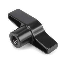 400200099 - Flügelmutter schwarz M12 Gewinde
