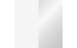 Handheld confetti cannon Small 28cm White/Silver