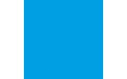 Handheld confetti cannon 50cm Light Blue