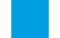 Handheld confetti cannon 50cm Light Blue