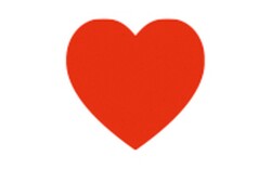 Handheld confetti cannon Pro 80cm Red Hearts
