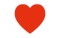 Electric confetti cannon Pro 80cm Red Hearts