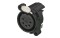 XLR 5p. Chassis Female Silver contacts ABS housing Horizontal PCB mount