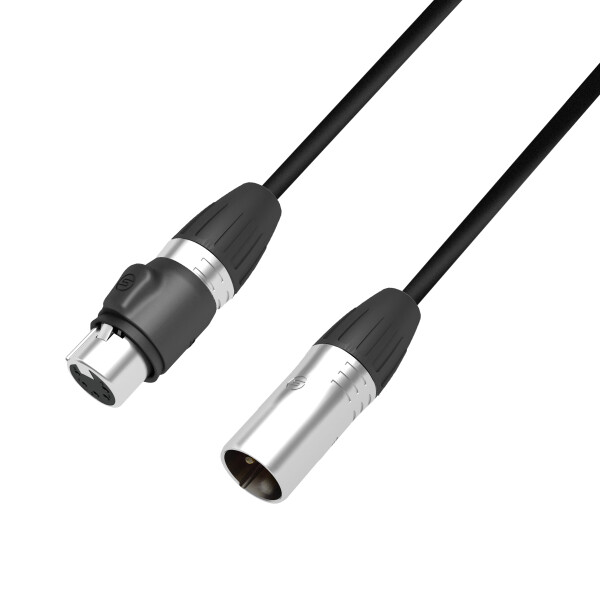 4 STAR DHM 0020 IP65 - Adapter DMX Cable | Adam Hall® XLR 5-pole Female x XLR 3-pole Male IP65 | 0.2 m