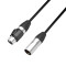 4 STAR DHM 0020 IP65 - Adapter DMX Cable | Adam Hall® XLR 5-pole Female x XLR 3-pole Male IP65 | 0.2 m
