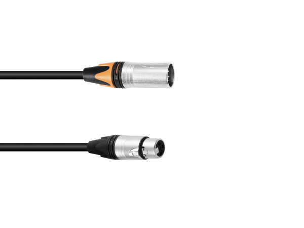Adaptercable DMX XLR 5pin/3pin 0.3m bk